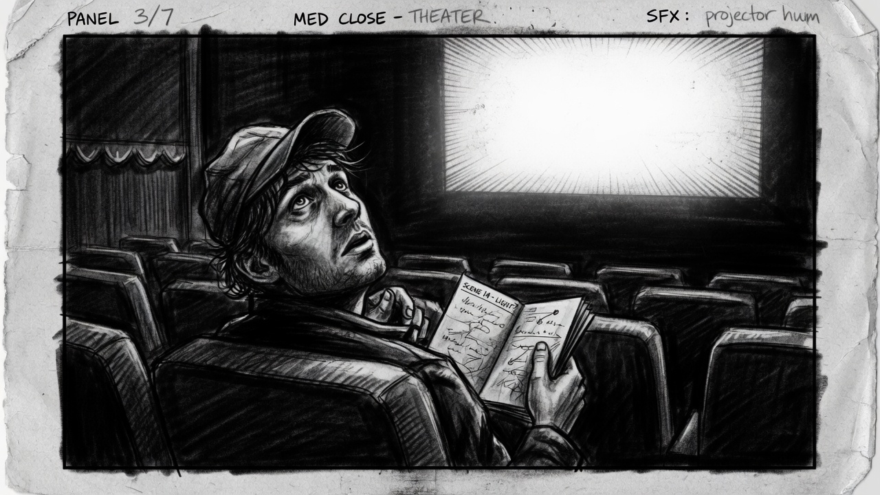 Theater view that focuses the emotion
